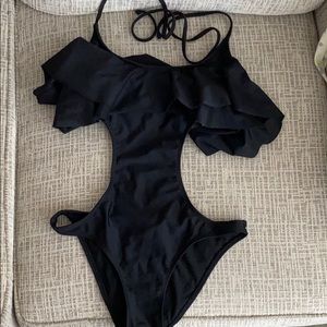 Sexy black Roxy one piece